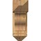 Ekena Millwork Funston Arts and Crafts Rough Sawn Bracket w/ Offset Brace, Western Red Cedar, 8"W x 18"D x 22"H BKT0806X18X22FST03RWR - alternate 4